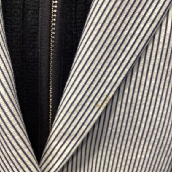 VERONICA BEARD SZ 8 PIN STRIPE BLAZER - Picture 5 of 11